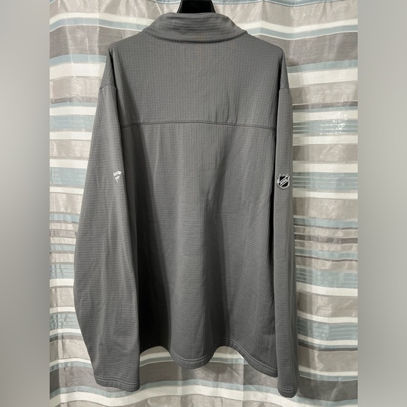 Carolina Hurricanes Fanatics Playoffs Pro Fleece Quarter-Zip Pullover - Picture 2 of 9